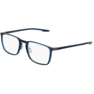 De Rigo Porsche Design 8732 Unisex-Brille inkl. Gläser Vollrand Rechteckig Kunststoff-Gestell 55mm/20mm/145mm, blau