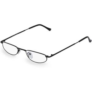 Fielmann ROW Fielmann MC 290 MOD CL Unisex-Brille inkl. Gläser Vollrand Schmal Metall-Gestell 47mm/20mm/145mm, schwarz