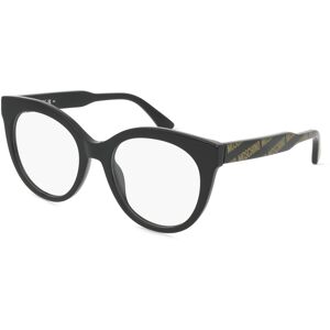 Safilo Moschino 613 Damen-Brille inkl. Gläser Vollrand Cateye Acetat-Gestell 51mm/19mm/140mm, schwarz