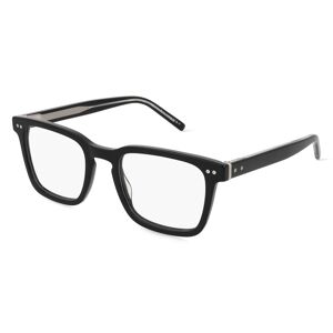 Safilo Tommy Hilfiger Eyewear TH 2034 Herren-Brille inkl. Gläser Vollrand Eckig Acetat-Gestell 52mm/21mm/150mm, schwarz