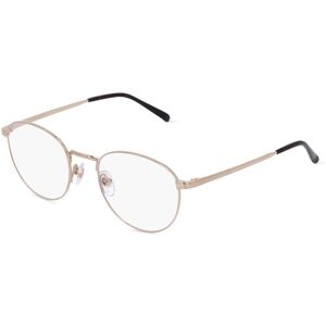 Fielmann ROW Fielmann TAKUMI 2007 CL Unisex-Brille inkl. Gläser Vollrand Panto Titan-Gestell 49mm/20mm/135mm, gold