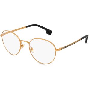 Luxottica Versace VE1279 Herren-Brille inkl. Gläser Vollrand Panto Edelstahl-Gestell 51mm/20mm/145mm, gold