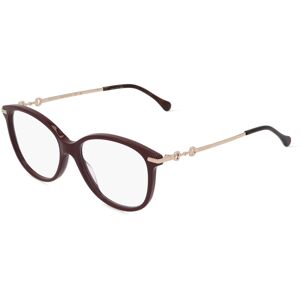 Kering Eyewear Gucci GG0967O Unisex-Brille inkl. Gläser Vollrand Butterfly Kunststoff-Gestell 53mm/16mm/140mm, braun