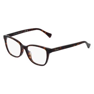 Luxottica Ralph RA7137U Damen-Brille inkl. Gläser Vollrand Cateye Acetat-Gestell 53mm/18mm/145mm, braun