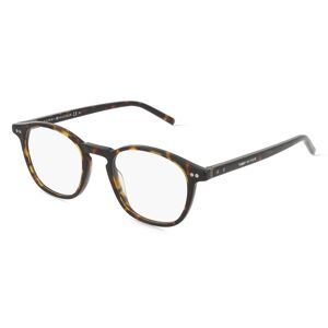 Safilo Tommy Hilfiger Eyewear TH 1941 Herren-Brille inkl. Gläser Vollrand Panto Acetat-Gestell 48mm/20mm/150mm, braun