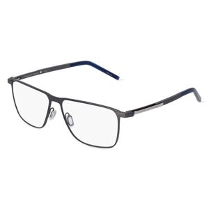 De Rigo Porsche Design 8391 Unisex-Brille inkl. Gläser Vollrand Rechteckig Metall-Gestell 56mm/14mm/145mm, grau