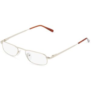 Fielmann ROW Fielmann MC 309 MOD HALF FLEX CL Herren-Brille inkl. Gläser Vollrand Schmal Metall-Gestell 48mm/19mm/145mm, gold