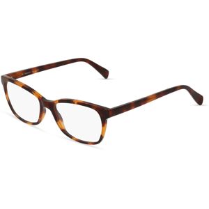 Fielmann ROW Fielmann ABC 061 FA Damen-Brille inkl. Gläser Vollrand Eckig Acetat-Gestell 52mm/17mm/140mm, braun