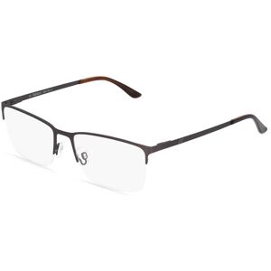 Fielmann ROW Fielmann 2203 FLEX CL Herren-Brille inkl. Gläser Nylor Eckig Metall-Gestell 57mm/18mm/145mm, Grau