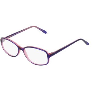 Fielmann ROW Fielmann MC 590 CL Damen-Brille inkl. Gläser Vollrand Eckig Propionat-Gestell 52mm/14mm/130mm, blau