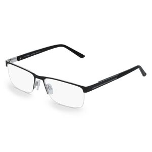 Fielmann ROW Fielmann 2178 FLEX CL Herren-Brille inkl. Gläser Nylor Eckig Titan-Gestell 57mm/17mm/140mm, schwarz