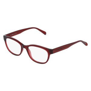 Fielmann ROW Fielmann BD 537 CL Damen-Brille inkl. Gläser Vollrand Oval Propionat-Gestell 51mm/18mm/140mm, Rot
