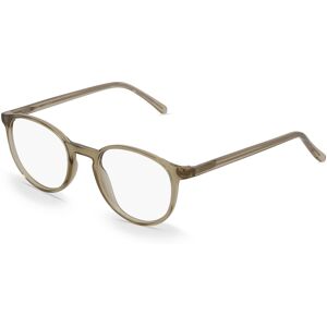 Fielmann ROW Fielmann JIL 005 CL Unisex-Brille inkl. Gläser Vollrand Panto Acetat-Gestell 50mm/19mm/135mm, grün