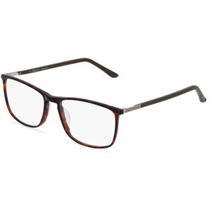 Fielmann ROW Fielmann 2208 FLEX CL Herren-Brille inkl. Gläser Vollrand Eckig Kunststoff-Gestell 56mm/17mm/145mm, braun