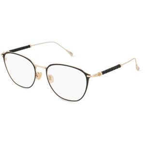 Marcolin Deutschland Tod's TO5236 Unisex-Brille inkl. Gläser Vollrand Rund Metall-Gestell 52mm/17mm/140mm, schwarz