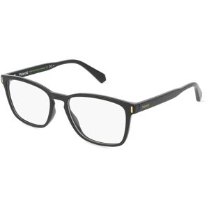 Safilo Polaroid PLD D462 Unisex-Brille inkl. Gläser Vollrand Eckig Kunststoff-Gestell 54mm/17mm/145mm, schwarz