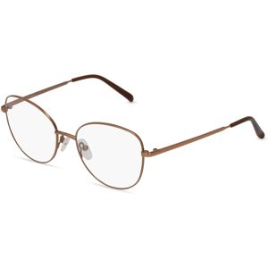 Fielmann ROW Fielmann BD 458 FA Damen-Brille inkl. Gläser Vollrand Butterfly Edelstahl-Gestell 52mm/17mm/135mm, braun