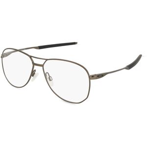 Luxottica Oakley OX5077 CONTRAIL TI RX Herren-Brille inkl. Gläser Vollrand Rund Titan-Gestell 55mm/14mm/144mm, transparent