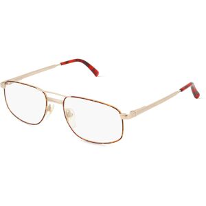 Fielmann ROW Fielmann OPH 9569 FLEX CL Herren-Brille inkl. Gläser Vollrand Eckig Metall-Gestell 54mm/18mm/140mm, gold