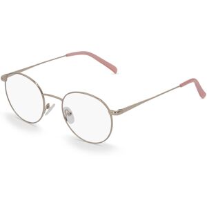 Fielmann ROW Fielmann BD 424 CL Damen-Brille inkl. Gläser Vollrand Rund Edelstahl-Gestell 49mm/20mm/145mm, gold