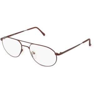 Fielmann ROW Fielmann MC 176 TR Herren-Brille inkl. Gläser Vollrand Pilot Metall-Gestell 52mm/18mm/140mm, braun