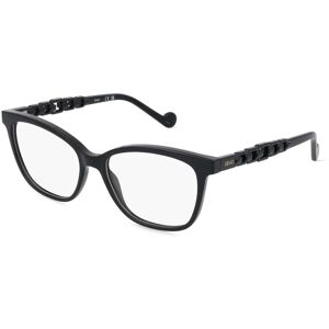 Marchon Germany Liu Jo LJ2776 Damen-Brille inkl. Gläser Vollrand Rechteckig Acetat-Gestell 53mm/15mm/140mm, schwarz