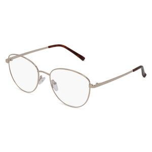 Fielmann ROW Fielmann BD 481 CL Damen-Brille inkl. Gläser Vollrand Eckig Edelstahl-Gestell 53mm/18mm/135mm, gold