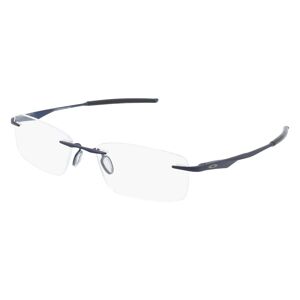 Luxottica Oakley OX5118 Herren-Brille inkl. Gläser Randlos Eckig Titan-Gestell 53mm/18mm/139mm, blau