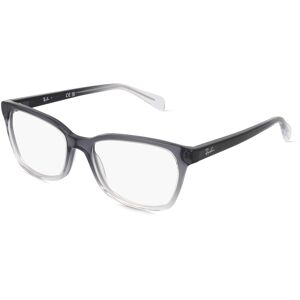 Luxottica Ray-Ban RX5362 Damen-Brille inkl. Gläser Vollrand Butterfly Acetat-Gestell 52mm/17mm/140mm, grau