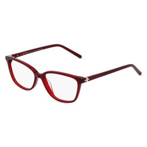 Fielmann ROW Fielmann 2211 CL Damen-Brille inkl. Gläser Vollrand Butterfly Acetat-Gestell 55mm/15mm/140mm, rot