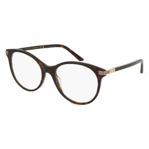 Kering Eyewear Gucci GG1450O Damen-Brille inkl. Gläser Vollrand Butterfly Acetat-Gestell 53mm/18mm/140mm, braun