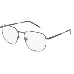 De Rigo Lozza LOZVL2412 Herren-Brille inkl. Gläser Vollrand Eckig Metall-Gestell 55mm/18mm/145mm, grau