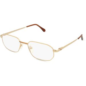 Fielmann ROW Fielmann MC 572 FLEX CL Herren-Brille inkl. Gläser Vollrand Eckig Metall-Gestell 51mm/17mm/135mm, gold