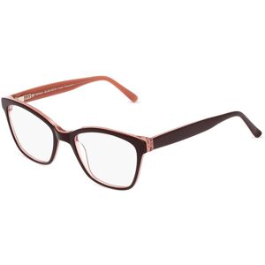 Fielmann ROW Fielmann BD 505 FLEX CL Damen-Brille inkl. Gläser Vollrand Eckig Acetat-Gestell 52mm/19mm/135mm, rot