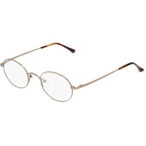 Fielmann ROW Fielmann BD 503 CL Unisex-Brille inkl. Gläser Vollrand Oval Edelstahl-Gestell 48mm/22mm/140mm, gold