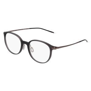 De Rigo Porsche Design 8734 Unisex-Brille inkl. Gläser Vollrand Rund Kunststoff-Gestell 51mm/20mm/145mm, grau