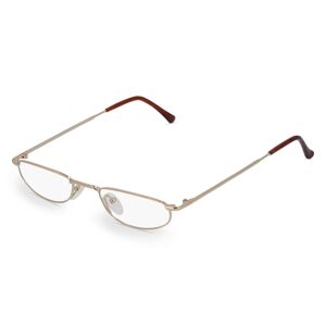 Fielmann ROW Fielmann MC 290 MOD CL Unisex-Brille inkl. Gläser Vollrand Schmal Metall-Gestell 47mm/20mm/145mm, gold