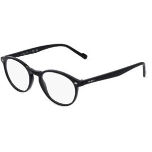 Luxottica Vogue VO5326 Herren-Brille inkl. Gläser Vollrand Panto Acetat-Gestell 49mm/19mm/145mm, schwarz