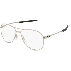 Luxottica Oakley OX5077 CONTRAIL TI RX Herren-Brille inkl. Gläser Vollrand Rund Titan-Gestell 55mm/14mm/144mm, silber