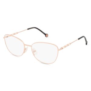 Safilo Carolina Herrera 0104 Damen-Brille inkl. Gläser Vollrand Cateye Acetat-Gestell 55mm/17mm/145mm, gold