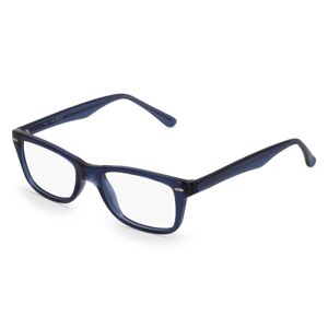 Fielmann ROW Fielmann MC 467 CL Unisex-Brille inkl. Gläser Vollrand Eckig Propionat-Gestell 50mm/17mm/135mm, blau