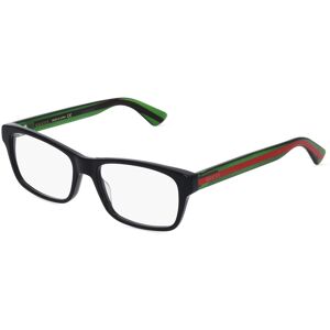 Kering Eyewear Gucci GG0006ON Herren-Brille inkl. Gläser Vollrand Eckig Kunststoff-Gestell 55mm/18mm/145mm, schwarz