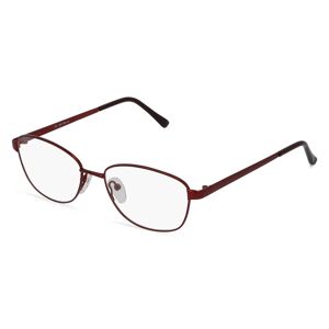 Fielmann ROW Fielmann MC 506 CL Damen-Brille inkl. Gläser Vollrand Eckig Edelstahl-Gestell 52mm/16mm/130mm, rot