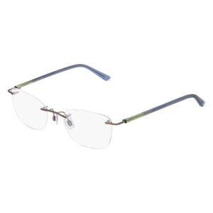 OWP Brillen Mexx 2793 Damen-Brille inkl. Gläser Vollrand Butterfly Metall-Gestell 53mm/20mm/140mm, grau
