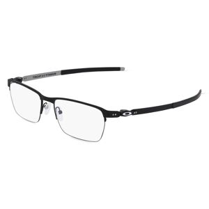 Luxottica Oakley OX5099 Herren-Brille inkl. Gläser Nylor Eckig Metall-Gestell 53mm/18mm/135mm, schwarz