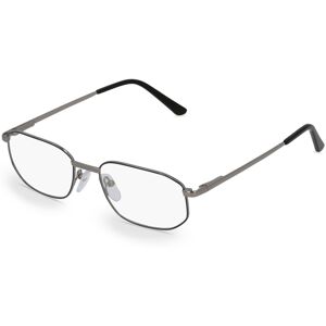 Fielmann ROW Fielmann BD 148 FLEX TR Herren-Brille inkl. Gläser Vollrand Eckig Metall-Gestell 52mm/17mm/140mm, grau