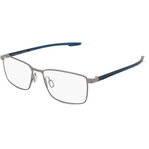 De Rigo Porsche Design 8733 Unisex-Brille inkl. Gläser Vollrand Eckig Metall-Gestell 55mm/16mm/150mm, grau