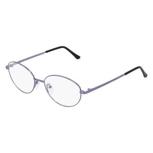 Fielmann ROW Fielmann MC 605 CL Damen-Brille inkl. Gläser Vollrand Oval Edelstahl-Gestell 52mm/17mm/135mm, Lila Lila