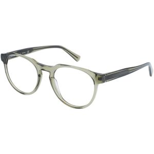 Marcolin Deutschland Guess GU50060 Unisex-Brille inkl. Gläser Vollrand Rund Kunststoff-Gestell 51mm/20mm/150mm, grün