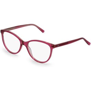 Fielmann ROW Fielmann LN 002 CL Damen-Brille inkl. Gläser Vollrand Butterfly Acetat-Gestell 55mm/17mm/135mm, pink